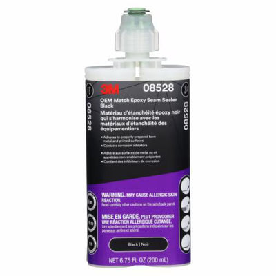 3M 08528 Epoxy Seam Sealer black 200 mL dual cartridge for automotive repair