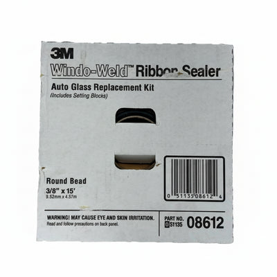 3M 08612 Wind-Weld Ribbon Sealer 3/8 inch x 15 foot roll for automotive glass installation