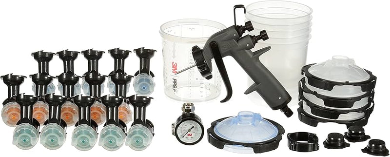 3M 26778 Performance spray gun system with PPS disposable cup for automotive refinishing