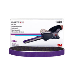 3M 33452 Cubitron II belt 3/4 inch x 20.5 inch 80 grit 10 pack ceramic abrasive sanding belts