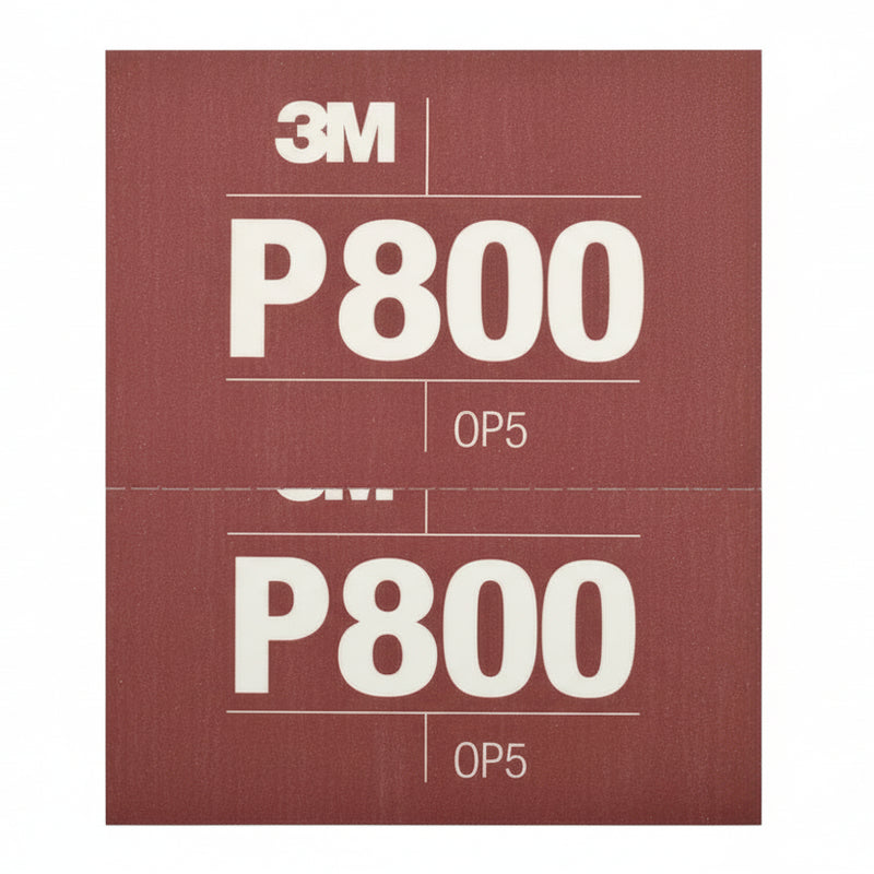 3M 34340 P800 Hookit flexible abrasive sheet 5.5 inch x 6.8 inch 25 pack