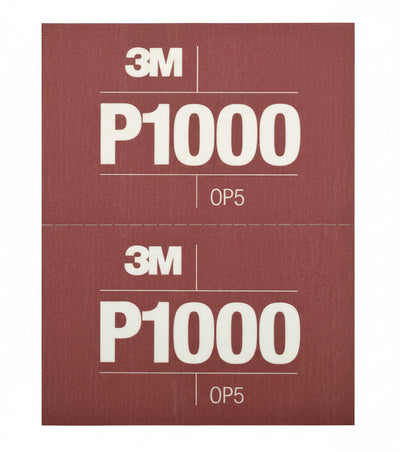 3M 34341 P1000 Hookit flexible abrasive sheet 5.5 inch x 6.8 inch 25 pack