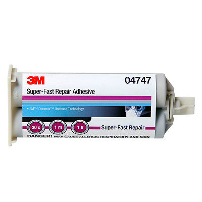 3M 4747 Super Fast Adhesive 200 mL dual cartridge for automotive repair