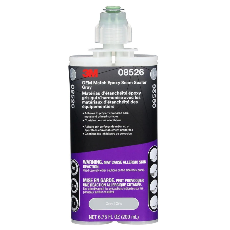 3M 08526 Epoxy Seam Sealer grey 200 mL dual cartridge for automotive repair