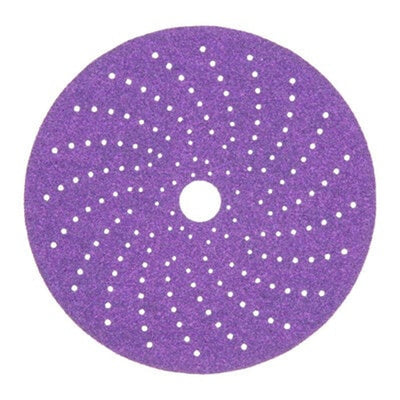 3M 31481 220 grit Cubitron II clean sanding abrasive disc 6 inch with holes, 50 pack