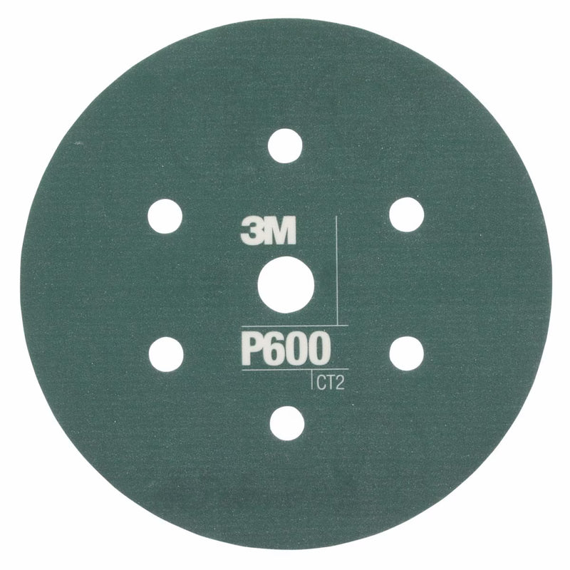 3M 34405 P600 Hookit flexible abrasive 6 inch sanding discs 25 pack