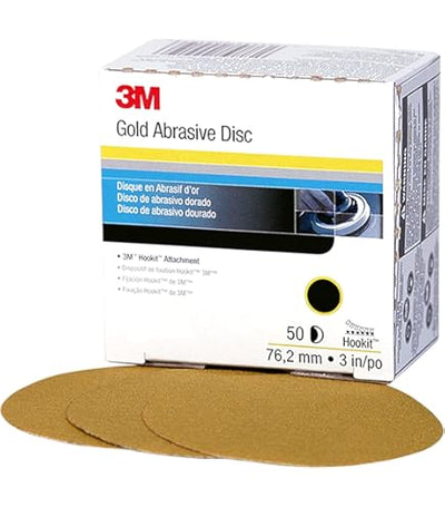3M 00921 Hookit Finishing Film Abrasive Disc 260L 3 inch P80 for automotive refinishing
