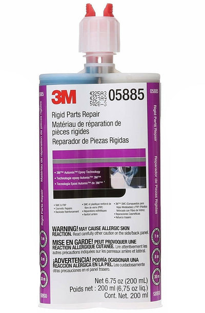 3M 05885 Rigid Part Repair Adhesive 200 mL blue cartridge for automotive collision repair