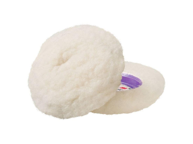 3M 30040 - Wool Pads 2/bag, Single Sided (4in)