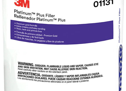 3M 01131 Platinum Plus Gold body filler automotive repair