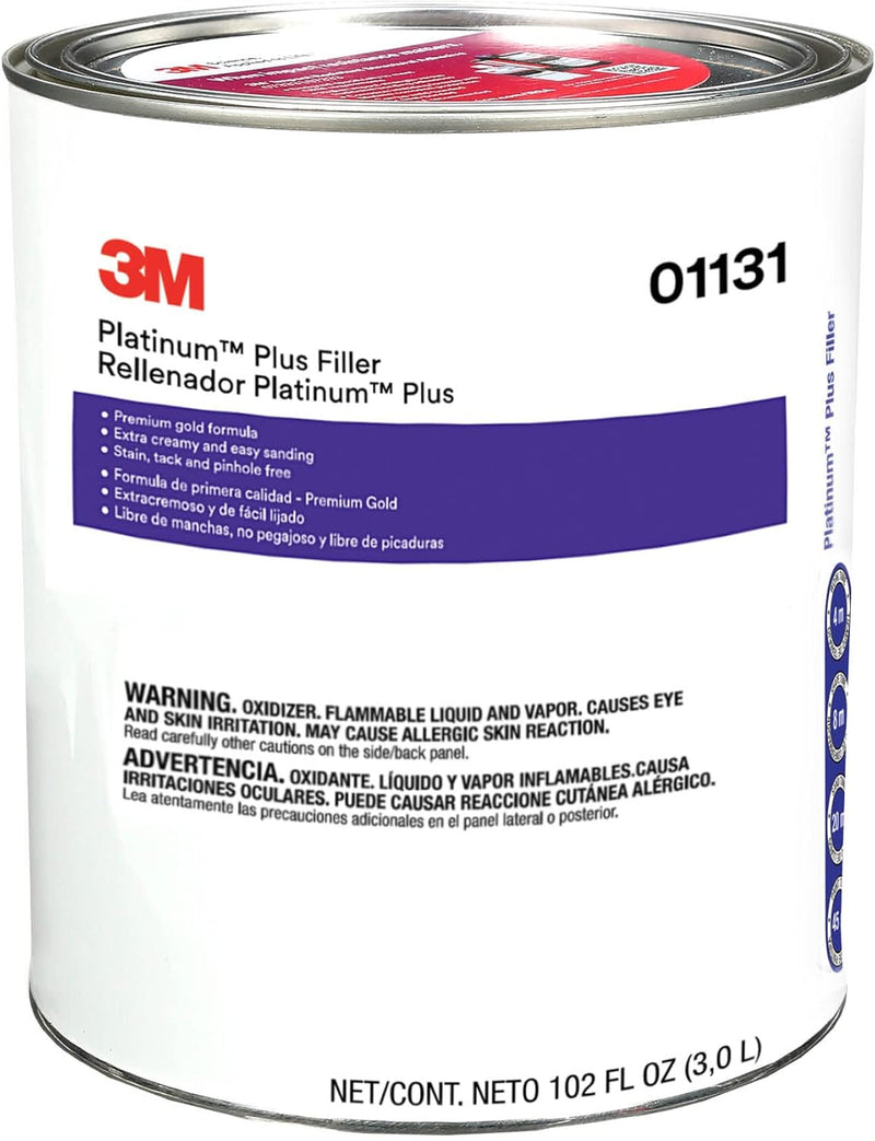 3M 01131 Platinum Plus Gold body filler automotive repair