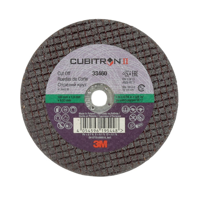 3M 33460 - 4" Cut Off Wheel (5 Pcs)