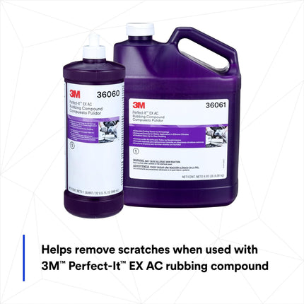 3M 05723 - Foam Compounding Pad, Single Sided Flat Back (8in, 2 Pcs)