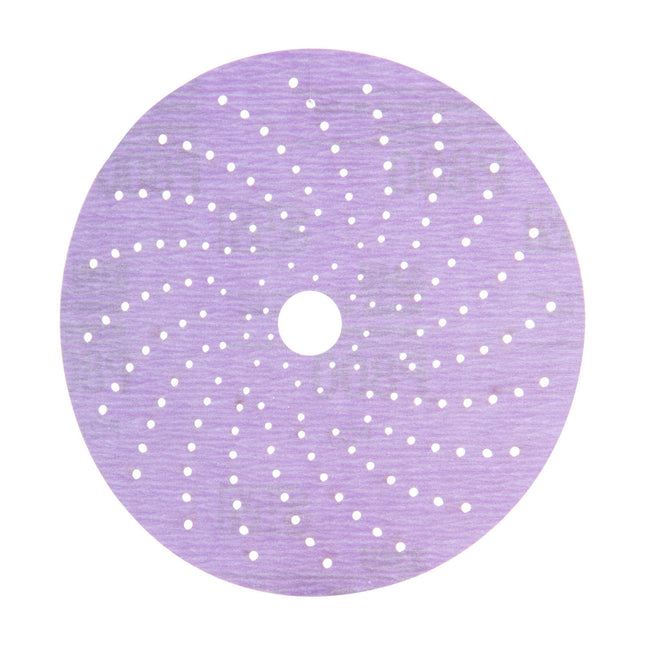 3M 30760 - 800 Grit Hookit Purple Clean Sanding Disc (6in, 50 Pcs, Holes)