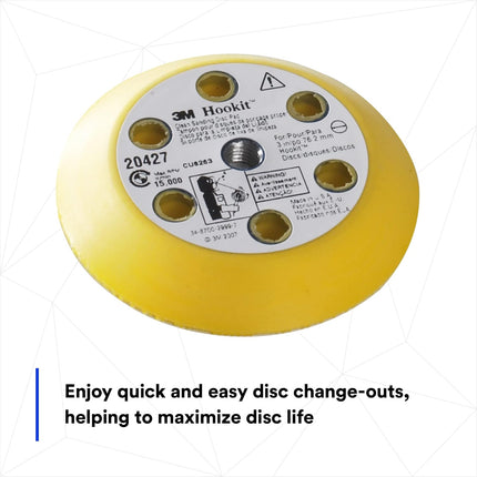 3M 20427 - 3" Clean Sanding Disc Pad Kit