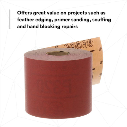3M 01681 - 400 Grit Stikit Red Abrasive Sheet Roll 2.75in x 25yd