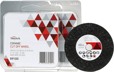 Sunmight ceramic cut-off wheel with packaging on a white background
