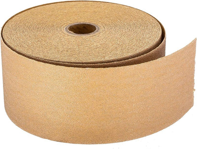 Sunmight 22214 320 grit PSA gold abrasive sheet roll 2.75in x 25yd