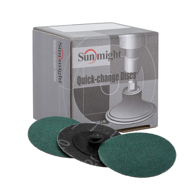 SUNMIGHT 00202 - 36 Grit Quick Change Disc (2in, 25 Pcs)