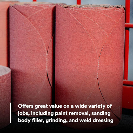 3M 01116 - 80 Grit Stikit Red Abrasive Disc Roll (100 Pcs)
