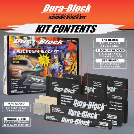 DURA-BLOCK AF44A - 6 Piece Kit Stikit Edition