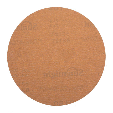 SUNMIGHT 02414 - 320 Grit Velcro Gold Grip Disc (6in, No Holes, 50 Pcs)