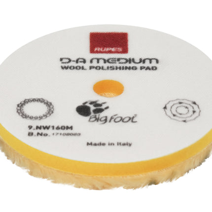 RUPES 9.NW160M - DA Medium, Wool Polishing Pad (6in)