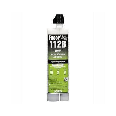 FUS-112B Metal Bonding Adhesive slow-set 7.1 oz cartridge for automotive collision repair