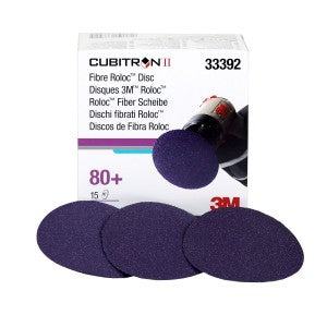 3M 33392 80 grit Cubitron II fibre Roloc disc 3 inch, 15 pack
