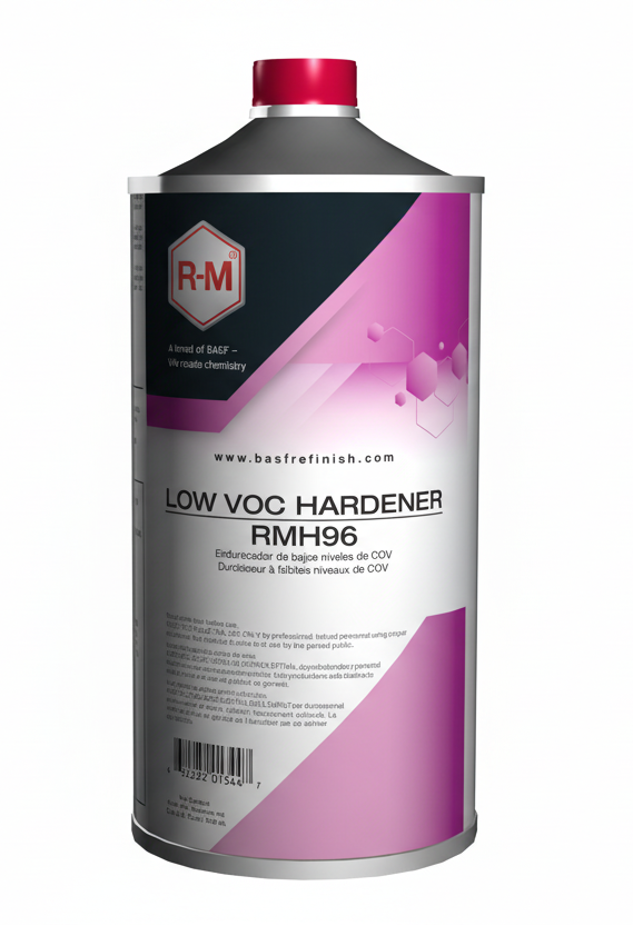 R-M RMH96 Low VOC Medium Hardener quart container for automotive refinishing