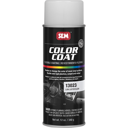 SEM Color Coat spray can on a white background