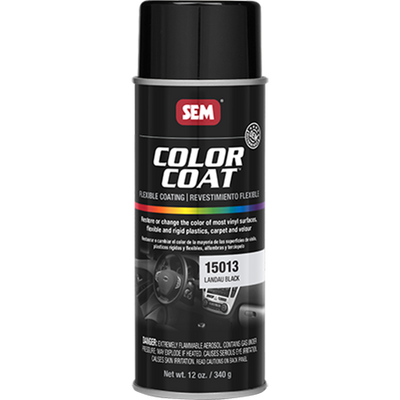 SEM 15013 – Color Coat™ Flexible Coating, Landau Black (16 oz Aerosol)