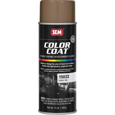 SEM 15033 – Color Coat™ Flexible Coating, Saddle Tan (16 oz Aerosol)