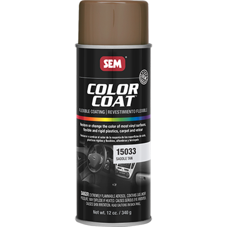SEM 15033 – Color Coat™ Flexible Coating, Saddle Tan (16 oz Aerosol)