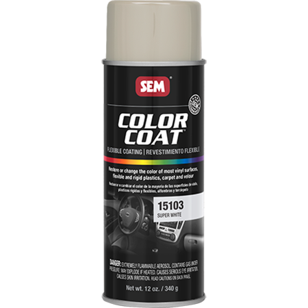 SEM 15103 – Color Coat™ Flexible Coating, Super White (16 oz Aerosol)