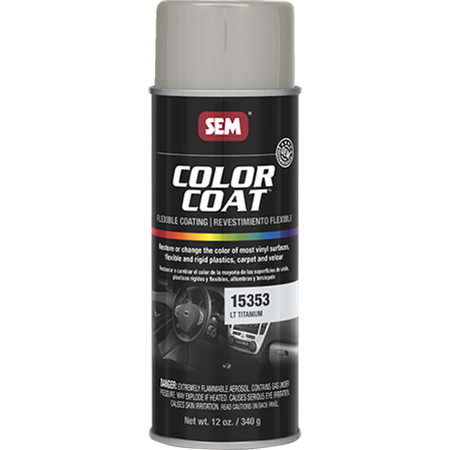 SEM 15353 – Color Coat™ Flexible Coating, Light Titanium (16 oz Aerosol)