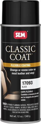SEM 17093 – Classic Coat™ Flexible Coating, Black (16 oz Aerosol)