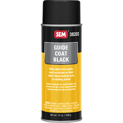 SEM 38203 – Guide Coat, Black (16 oz Aerosol)