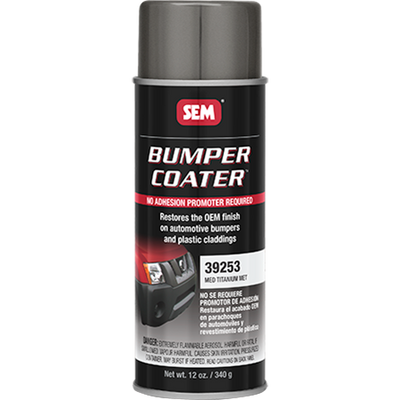 SEM 39253 – Bumper Coater, Medium Titanium Metallic (16 oz Aerosol)