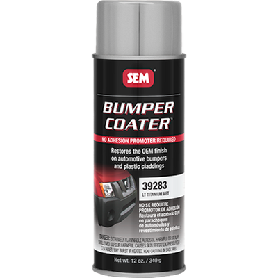 SEM 39283 – Bumper Coater, Light Titanium Metallic (16 oz Aerosol)
