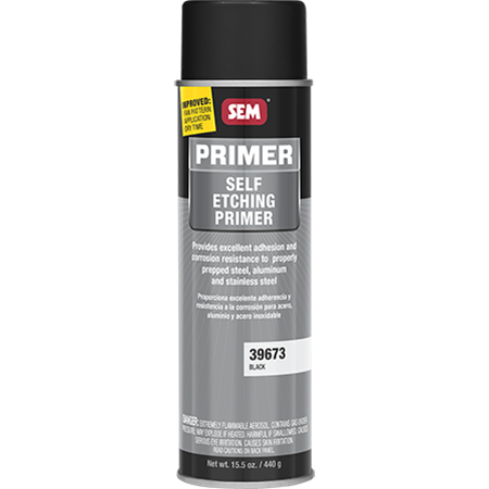 SEM 39673 – Self-Etching Primer, Black (16 oz Aerosol)