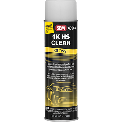 SEM 40903 – 1K HS Gloss Clear Coat (16 oz Aerosol)