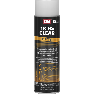 SEM 40923 – 1K HS Matte Clear Coat (16 oz Aerosol)