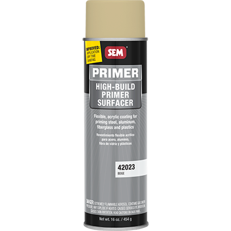 SEM 42023 – High-Build Primer Surfacer, Beige (16 oz Aerosol)