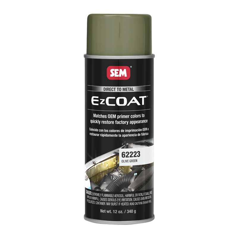 SEM 62223 – EZ Coat™ Direct-to-Metal Coating, Olive Green (16 oz Aerosol)
