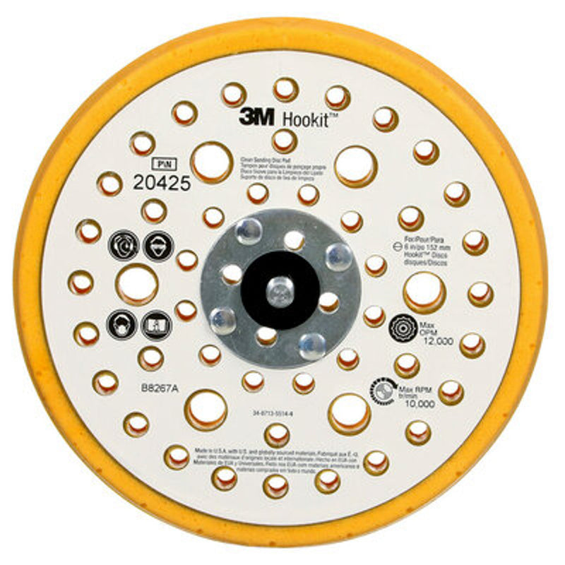 3M 20425 6-inch clean sanding disc pad for automotive surface preparation