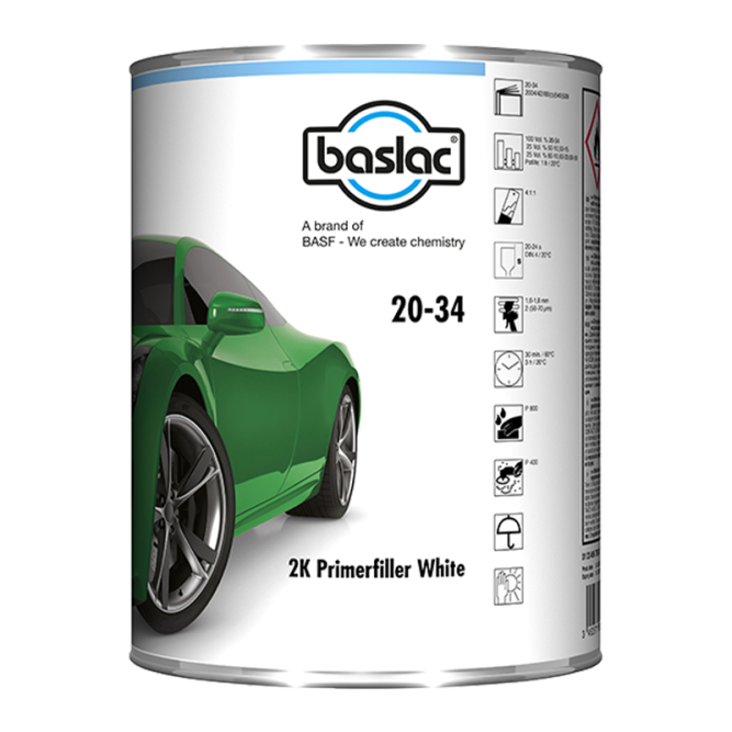 Baslac 20-34 - 2K Primerfiller White (4 L)