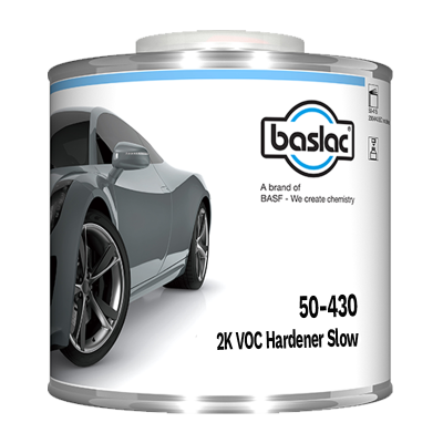 Baslac 50-430 HL - 2K Clear Hardener Slow VOC Half Liter (0.5 L)