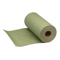 Green masking paper roll (12" x 750 ft) for paint booth and surface protection