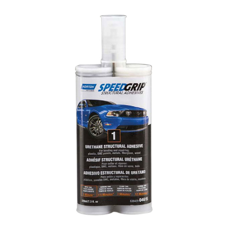 Speedgrip urethane structural adhesive container on a white background